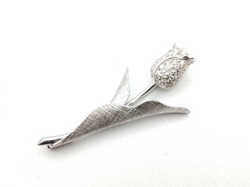 ダイヤモンド買取 ブローチ K18